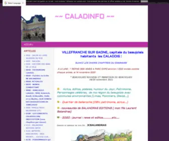 Caladinfo.com(Villefranche-sur-saône) Screenshot