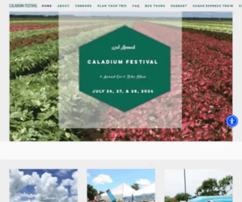 Caladiumfestival.org(The Caladium Festival) Screenshot