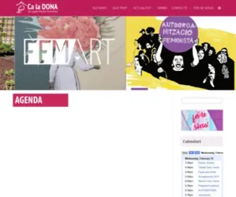 Caladona.org(Ca la Dona) Screenshot