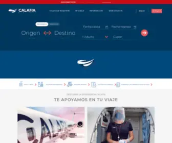Calafiaairlines.com(Calafia Airlines) Screenshot