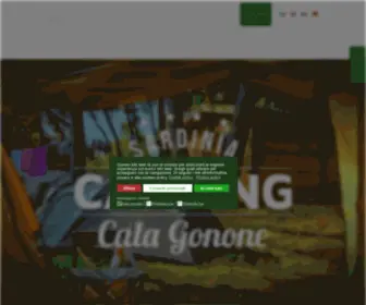 Calagononecamping.com(Sardinia Camping Cala Gonone) Screenshot