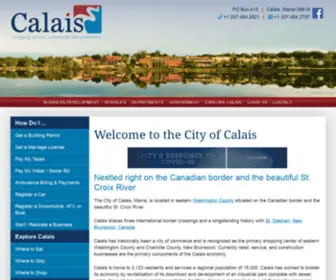 Calaismaine.org(The City of Calais) Screenshot