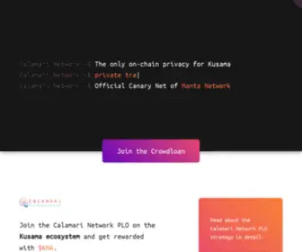 Calamari.network(Calamari Network) Screenshot