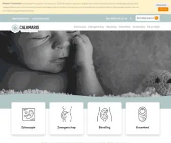 Calamaris.nl(Verloskundigenpraktijk Calamaris) Screenshot