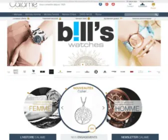 Calamelesmontres.com(Calame les montres spécialiste de la montre et de la bijouterie) Screenshot
