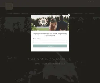 Calamigos.com(Calamigos Ranch) Screenshot