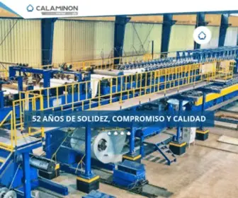 Calaminon.com(Coberturas metálicas) Screenshot