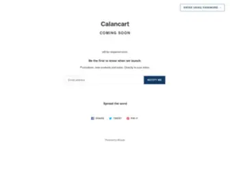 Calancart.com(Calancart) Screenshot