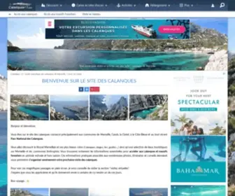 Calanques13.com(Calanques de Marseille) Screenshot