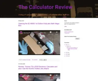 Calaquin.com(The Calculator Review) Screenshot