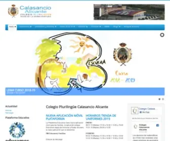 Calasancioalicante.org(Colegio Plurilingüe Calasancio Alicante) Screenshot