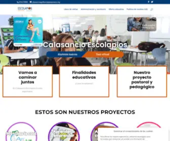 Calasanciozgz.org(Colegio Calasancio de Zaragoza) Screenshot