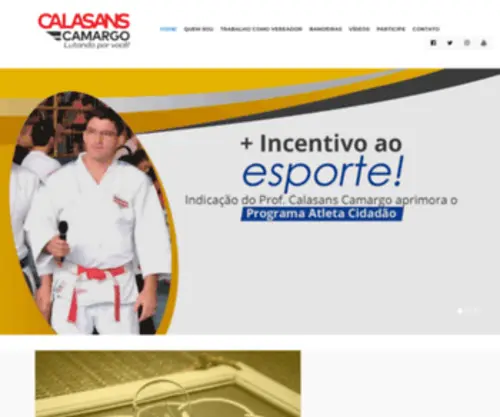 Calasanscamargo.com.br(Academia Calasans Camargo) Screenshot