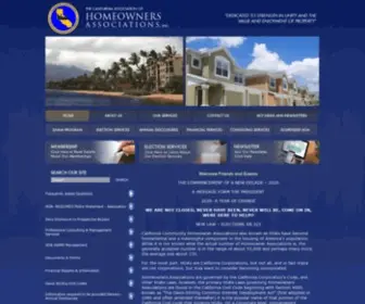 Calassoc-Hoa.com(California Homeowners Association) Screenshot