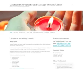 Calatayudchiropractic.com(Chiropractic and Massage Therapy) Screenshot