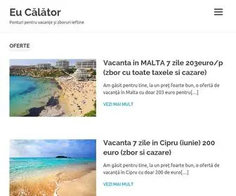 Calator.eu(Eu Călător) Screenshot