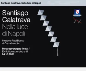 Calatravanapoli.it(Santiago Calatrava) Screenshot