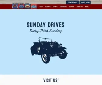Calautomuseum.org(Automobile Museum) Screenshot