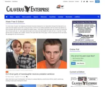 Calaverasenterprise.com(Front Page) Screenshot