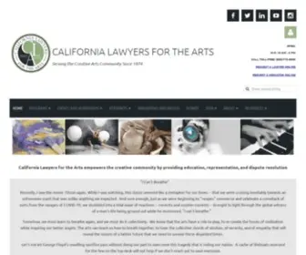 Calawyersforthearts.org(California Lawyers for the Arts) Screenshot