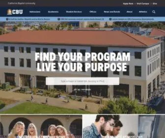Calbaptist.edu(California Baptist University) Screenshot