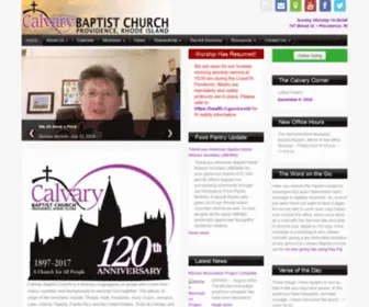 Calbaptist.org(Calvary Baptist Church) Screenshot