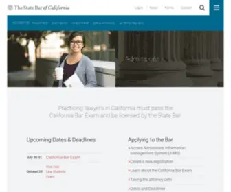 Calbarxap.com(The State Bar of California) Screenshot