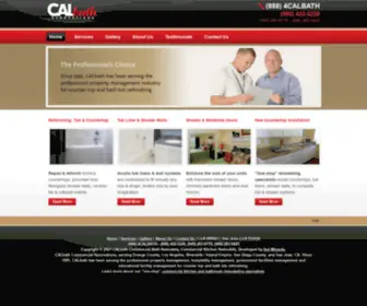 Calbathcommercial.com(CALbath Commercial) Screenshot