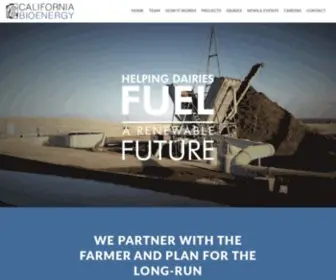 Calbioenergy.com(Helping Dairies Fuel a Renewable Future) Screenshot