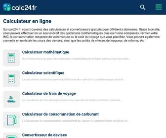 Calc24.fr(Calculateur en ligne) Screenshot