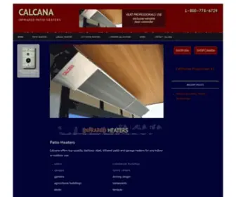 Calcana.com(Infrared Patio Heaters) Screenshot