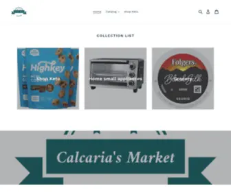 Calcariasmarket.com(Calcaria's Gourmet Market) Screenshot