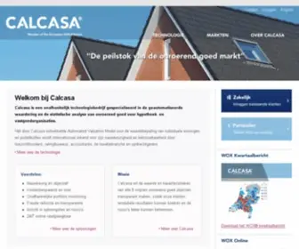 Calcasa.nl(Online woningtaxaties) Screenshot