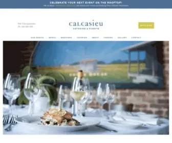 Calcasieurooms.com(Private Dining By Chef Donald Link) Screenshot