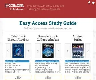Calcchat.com(Calculus solutions) Screenshot