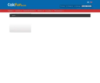 CalcFun.com(Online Calculations) Screenshot