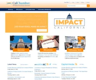 Calchamber.com(California Chamber of Commerce) Screenshot