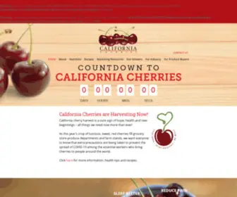 Calcherry.com(California Cherries) Screenshot