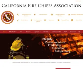 Calchiefs.org(California Fire Chiefs Association) Screenshot