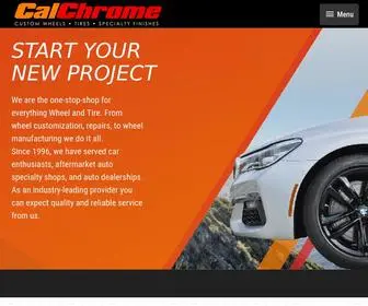 Calchrome.com(California Chrome Wheel) Screenshot