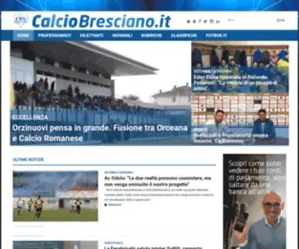 Calciobresciano.it(Homepage) Screenshot