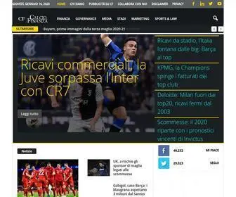 Calcioefinanza.it(Calcio e Finanza) Screenshot