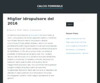 Calciofemminileweb.com(Calcio femminile) Screenshot