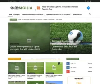 Calciogiovanilesicilia.it(Calcio Giovanile Sicilia) Screenshot