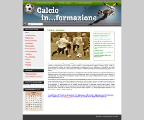 Calcioinformazione.it(Il calcio giovanile) Screenshot
