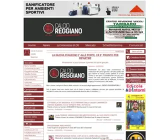 Calcioreggiano.com(Benvenuto su) Screenshot