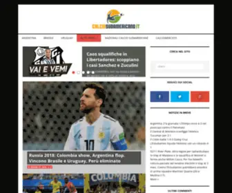 Calciosudamericano.it(Il calcio sudamericano) Screenshot
