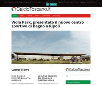 Calciotoscano.it(Il quotidiano sul calcio professionistico della Toscana) Screenshot