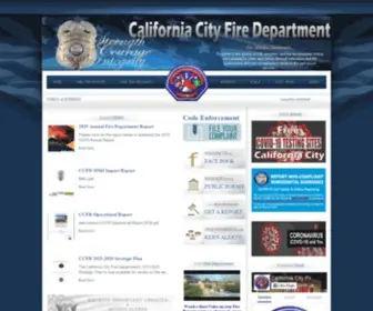 Calcityfire.us(The Frontpage) Screenshot