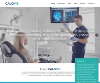 Calcivis.com(A preventive dentistry solution to active tooth demineralisation) Screenshot